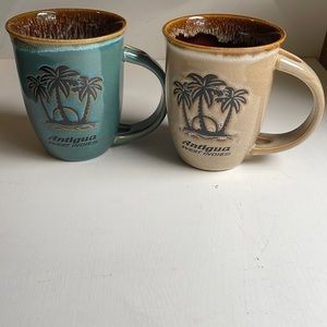 lot of 2 Antigua west indies coffee mugs